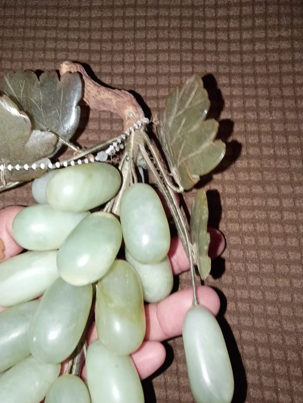 Vintage Chinese Light Green Jade Home Accent